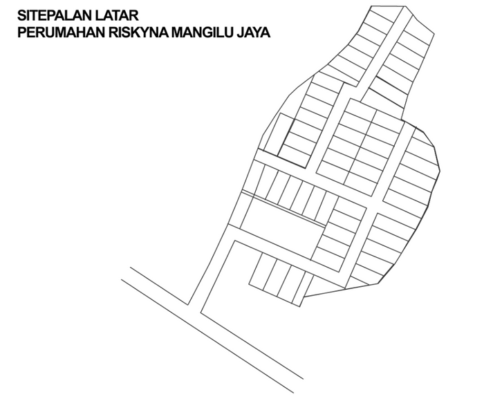 foto denah rumah tipe 30 perumahan RISKYNA PALLATEANG RESIDENCE