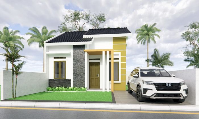 foto tampak rumah tipe 36 perumahan RADEN REGENCHY 2