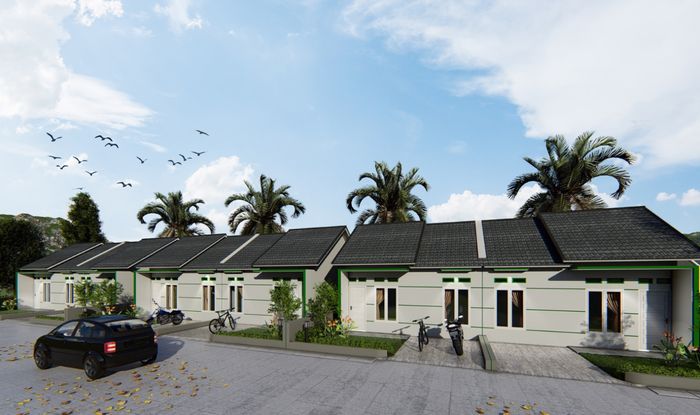 foto tampak rumah tipe 36/84 perumahan PARAGON HOUSE