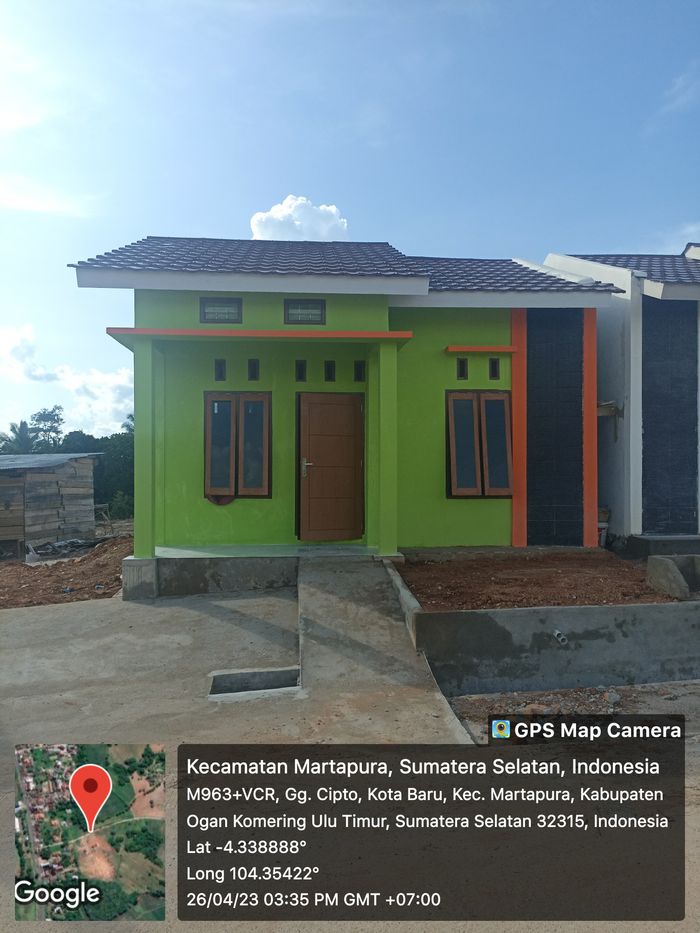 foto tampak rumah tipe 36 perumahan GRAHA CITRA LAND