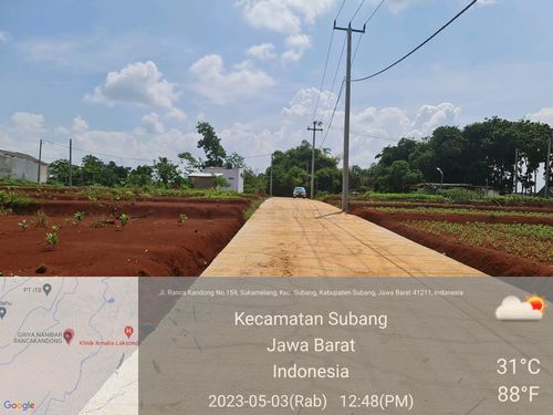 foto posisi tengah perumahan GRIYA NANIBAR RANCAKANDONG