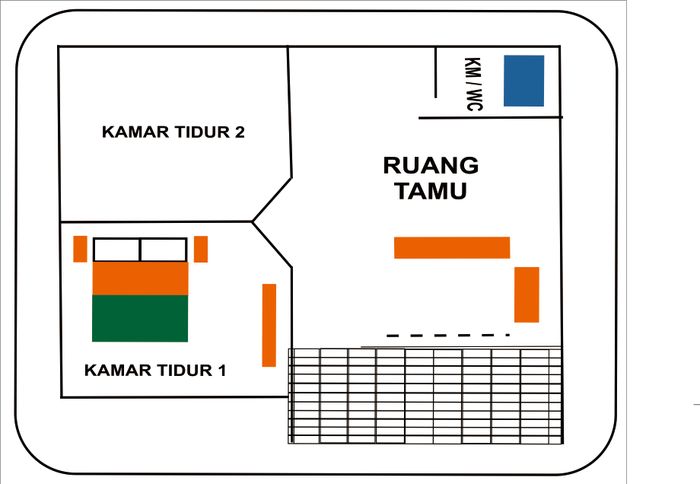 foto denah rumah tipe 36 perumahan AULIYA PERMAI 9