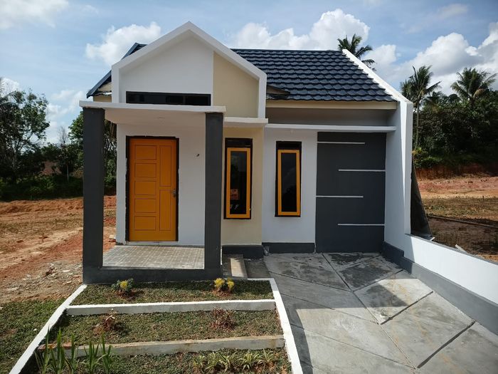 foto tampak rumah tipe 36 perumahan BENUA BENSOL