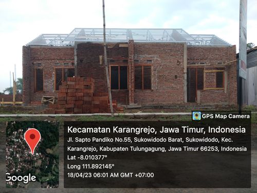 foto contoh rumah perumahan BMW SAKURA II