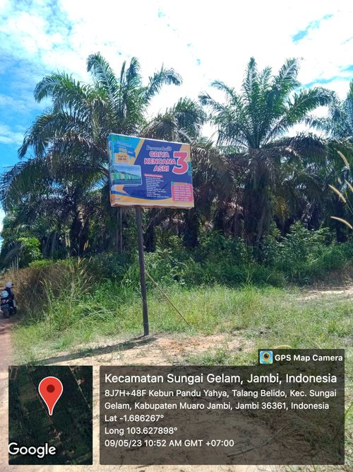 foto posisi tengah perumahan Griya Kencana Asri 3
