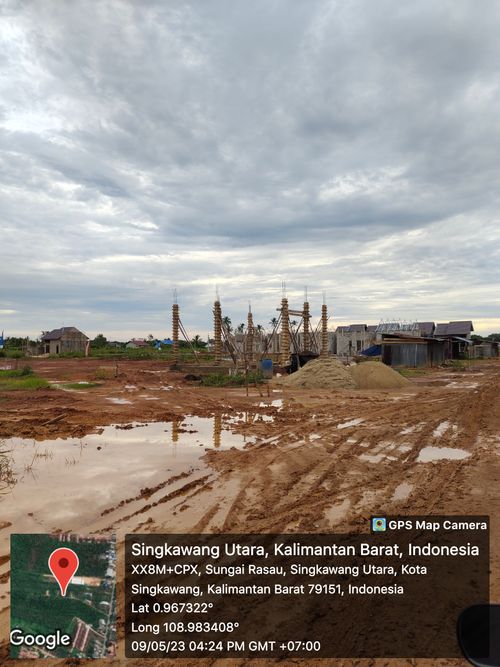 foto posisi tengah perumahan STONERISE SUKSES