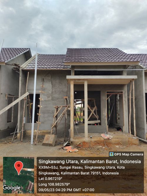 foto contoh rumah perumahan STONERISE SUKSES