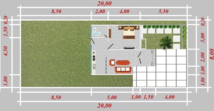 foto denah rumah tipe 36 perumahan INAYA RESIDENCE 2