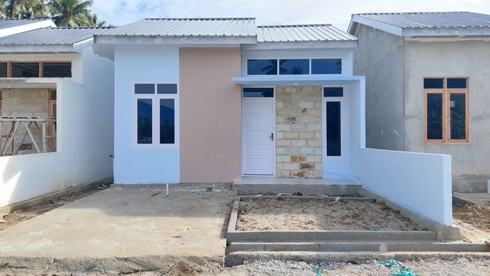 foto tampak rumah tipe 36 perumahan LANDO PARK 2