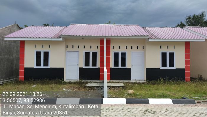 foto tampak rumah tipe GRAHA INDAH MENCIRIM 2 perumahan Graha Indah Mencirim 2
