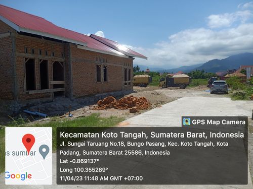 foto posisi tengah perumahan BUNGO PASANG ASRI