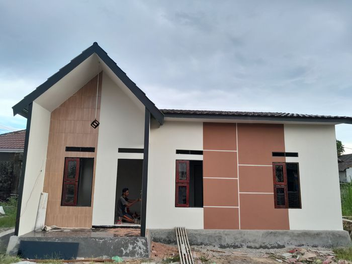 foto tampak rumah tipe 36 perumahan PELANGI GOLF REGENCY
