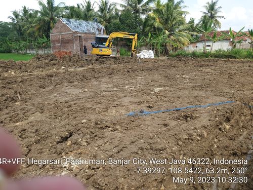 foto posisi tengah perumahan Hegarsari Residence