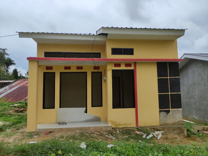 foto tampak rumah tipe 36 perumahan BUMI BHAKTI RESIDENT