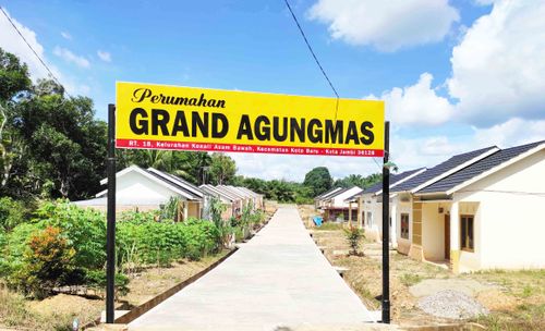 foto gerbang perumahan GRAND AGUNGMAS TAHAP 2