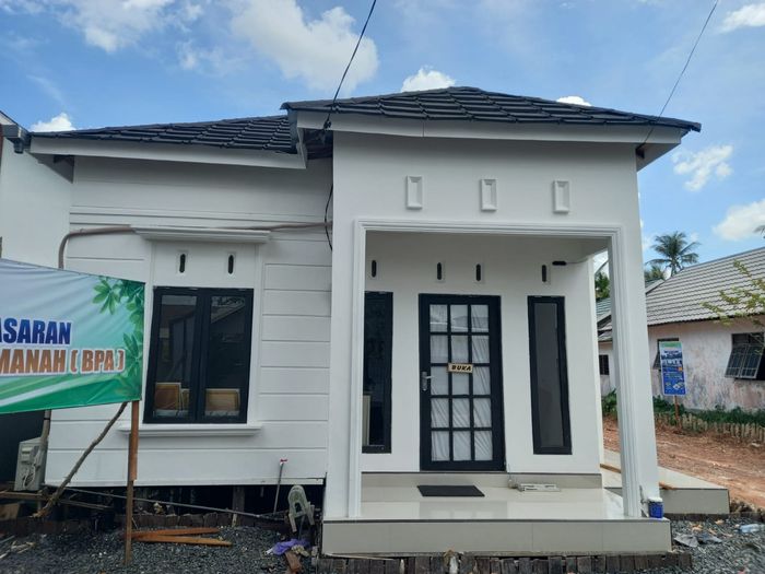 foto tampak rumah tipe 36 perumahan PERMATA AMANAH 3