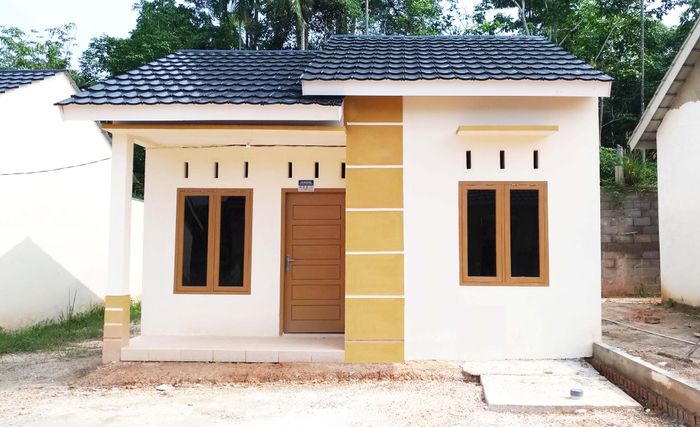 foto tampak rumah tipe 36 perumahan GRAND AGUNGMAS TAHAP 2