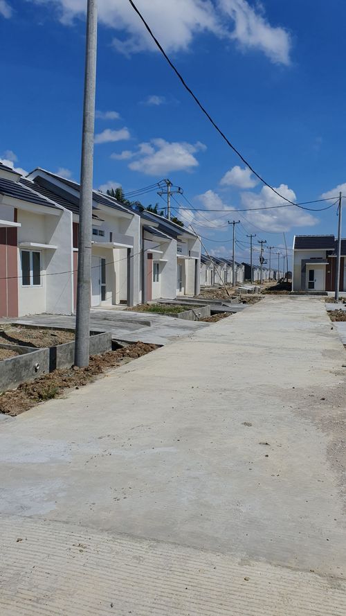 foto posisi tengah perumahan Taman Kertamukti Residence Cluster Arjuna