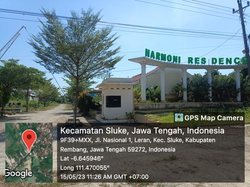 foto gerbang perumahan PERUMAHAN HARMONI RESIDENCE