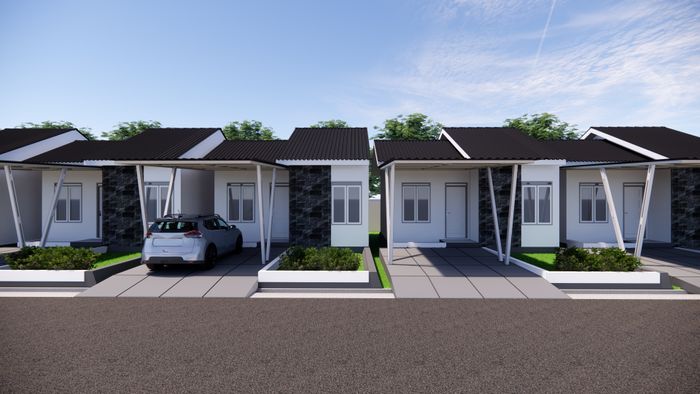 foto tampak rumah tipe 36 perumahan NEW TERATAI 3 MAMBORO