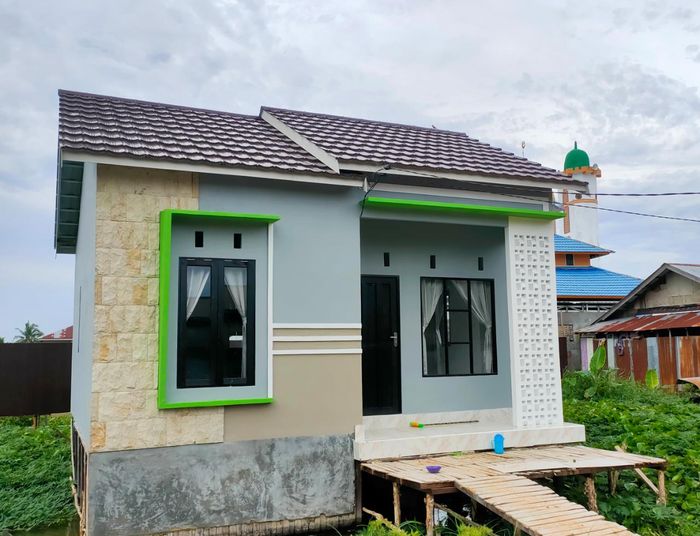 foto tampak rumah tipe 36 perumahan PURI AL CHAVA TAHAP 2