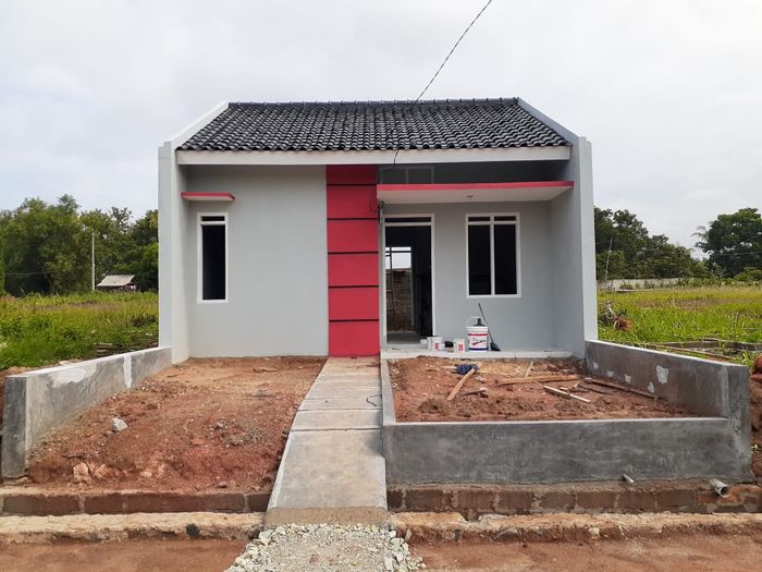 foto tampak rumah tipe 36 perumahan Griya Alzea 2