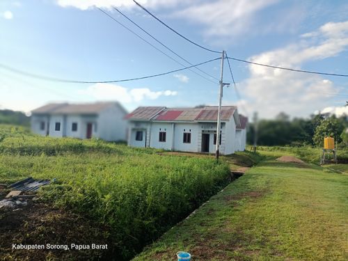 foto contoh rumah perumahan Papua Green Residence