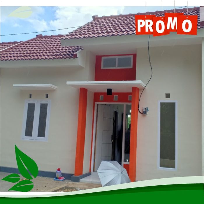 foto tampak rumah tipe 30 perumahan Tugu Rante Regency