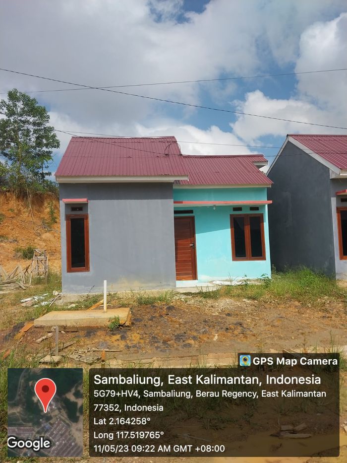 foto tampak rumah tipe 36 perumahan BUKIT SAODA B