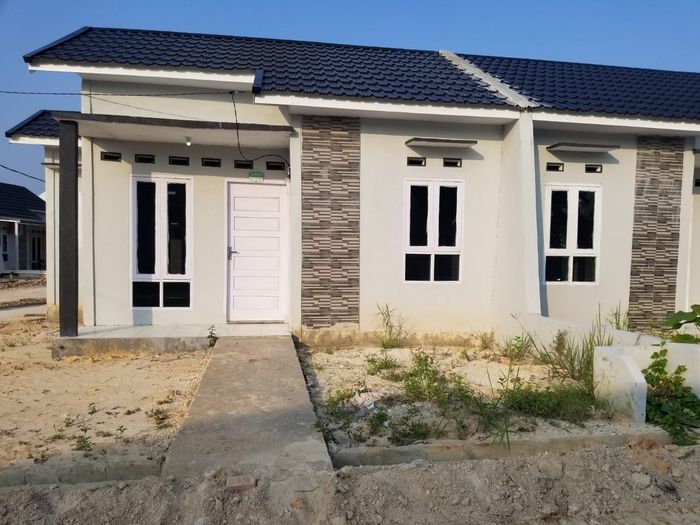 foto tampak rumah tipe 36 perumahan Fanybella Residence 1 Tahap 3