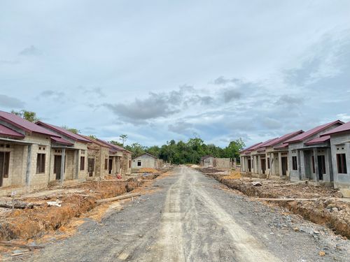 foto posisi tengah perumahan GRAHA PERMATA MANUNGGAL