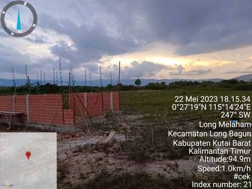 foto posisi tengah perumahan Mutiara Regenci Mahulu