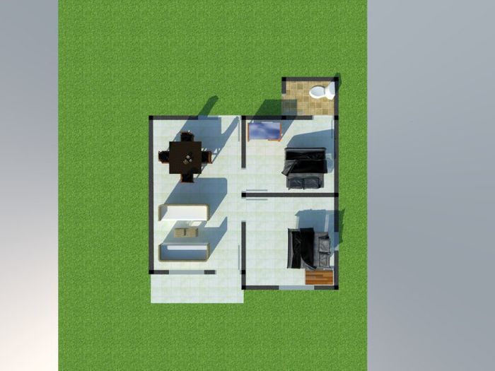 foto denah rumah tipe 36 perumahan GRAHA CIPTA RESIDENCE TAHAP III