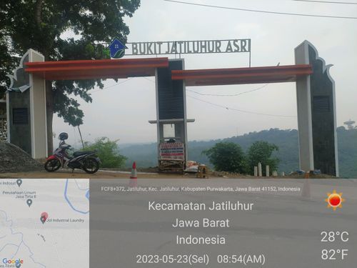 foto gerbang perumahan Bukit Jatiluhur Asri