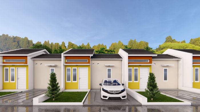 foto tampak rumah tipe 25/60 perumahan AL-Hidayah Kadar Regency