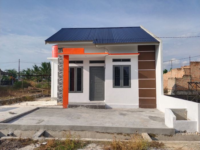 foto tampak rumah tipe 36 perumahan Mutiara Beringin Asri