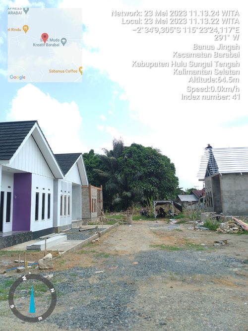 foto posisi tengah perumahan NAURA GRIYA MANDIRI 3