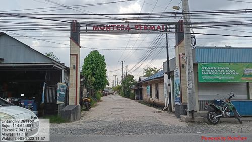 foto gerbang perumahan Montesa Permai Cluster