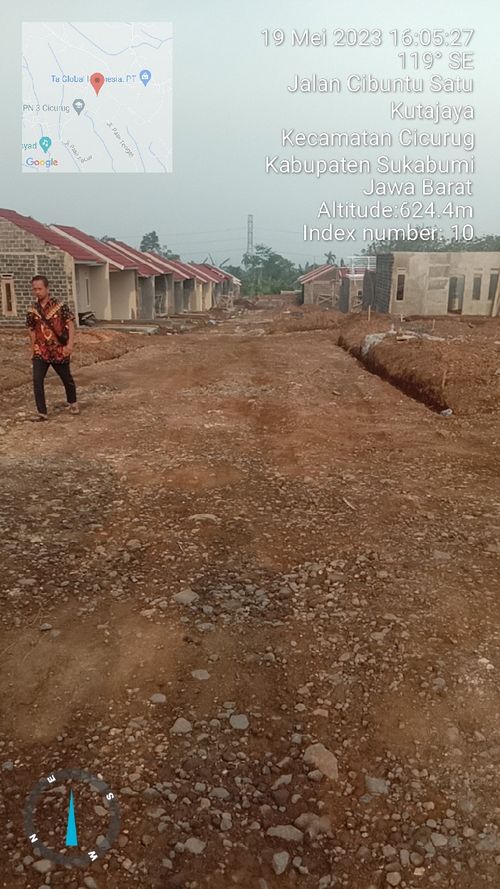 foto posisi tengah perumahan Bumi Mutiara Indah 5
