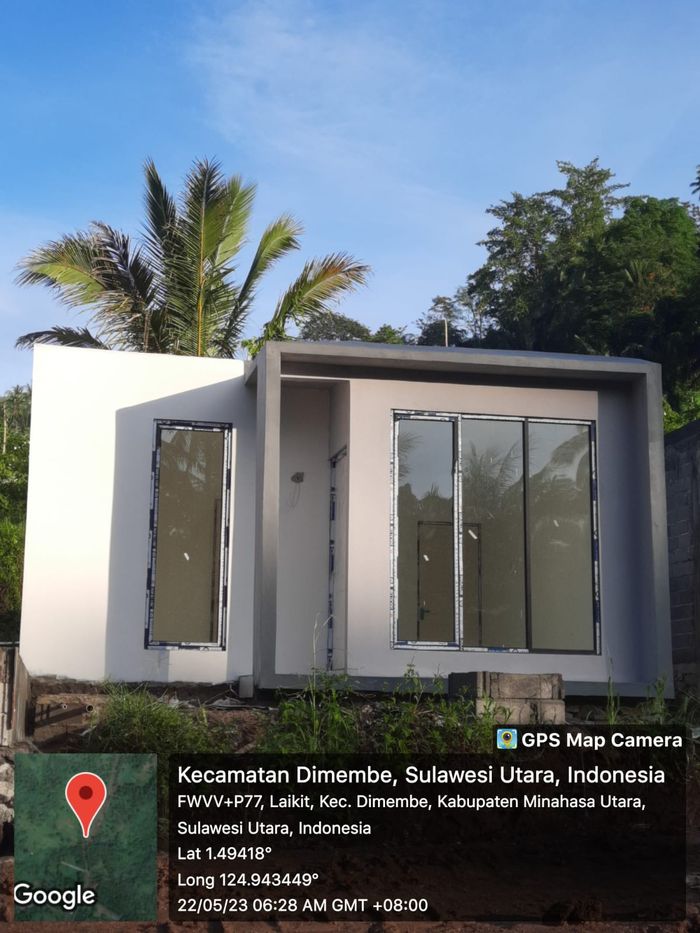 foto tampak rumah tipe 36 perumahan Kanavilla