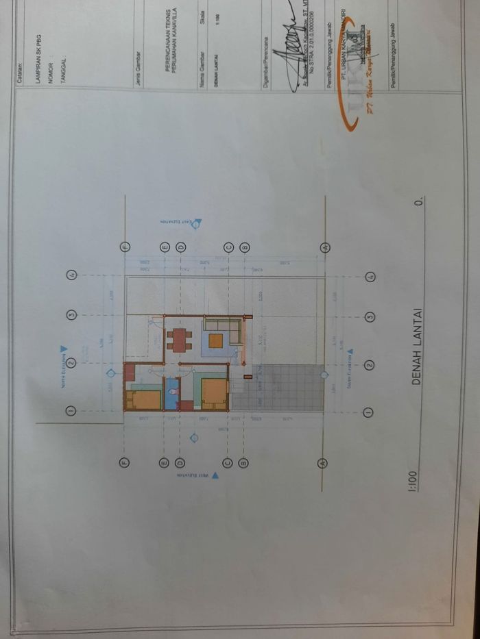 foto denah rumah tipe 36 perumahan Kanavilla
