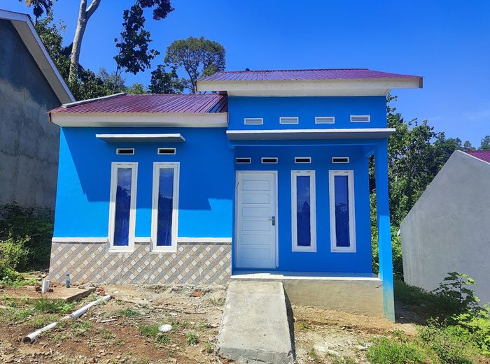foto tampak rumah tipe 36 perumahan Anugrah Paku Anau