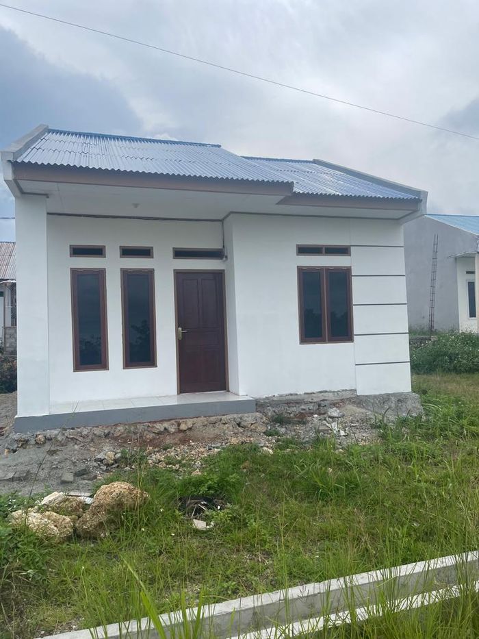 foto tampak rumah tipe Subsidi 36 Luas 150 perumahan Bukit Berseri Amban New Cluster