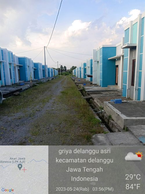 foto posisi tengah perumahan GRIYA DELANGGU ASRI