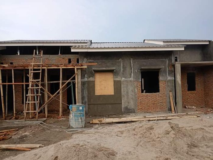 foto tampak rumah tipe 36 perumahan PERUMAHAN PESONA KARYA 2