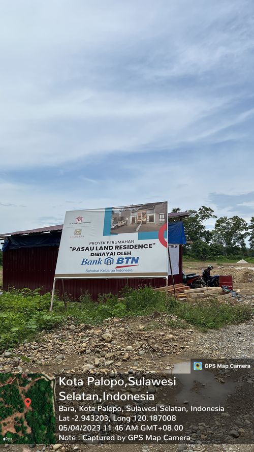 foto gerbang perumahan PASAU LAND RESIDENCE