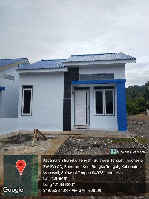foto contoh rumah perumahan UKHUWAH LAND BAHORURU