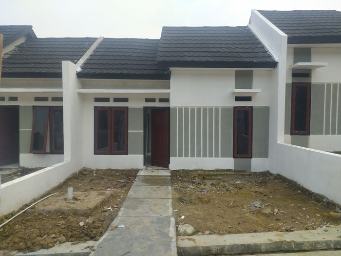 foto tampak rumah tipe 30/60 perumahan Bukit Jatiluhur Asri