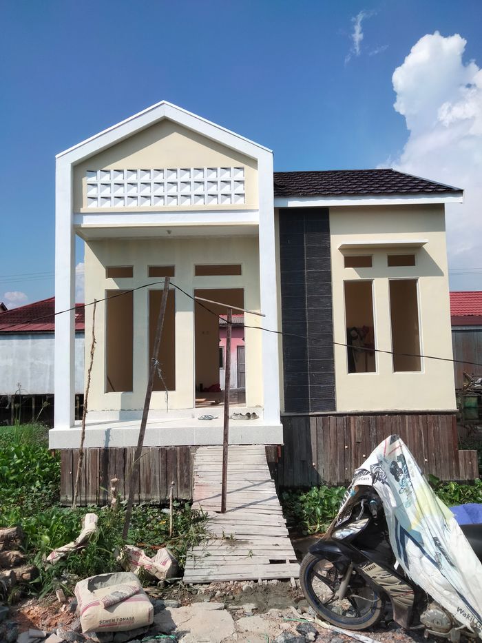foto tampak rumah tipe 36 perumahan Montesa Permai Cluster