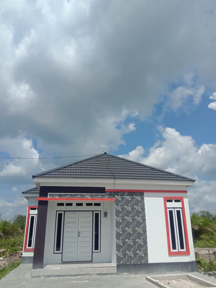 foto tampak rumah tipe 36 perumahan GRAHA INDAH PERKASA